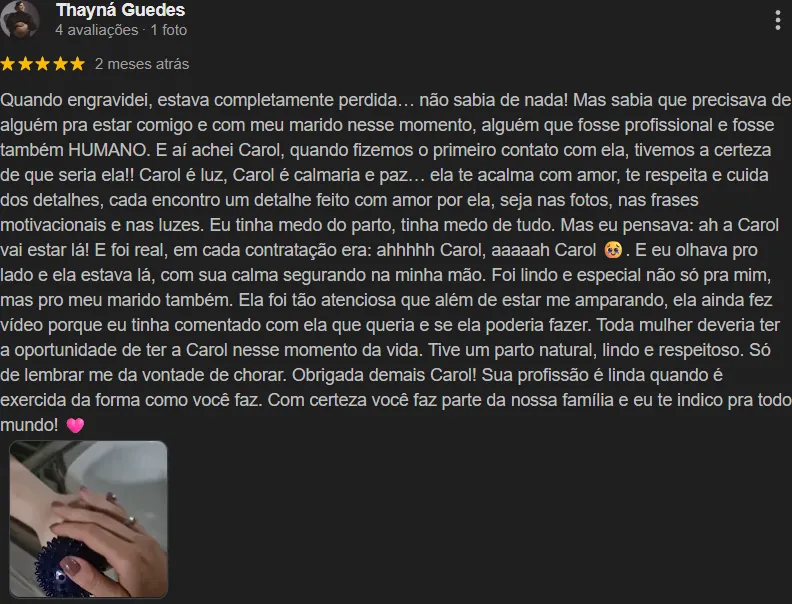 Depoimento 18 Caroline Bauce
