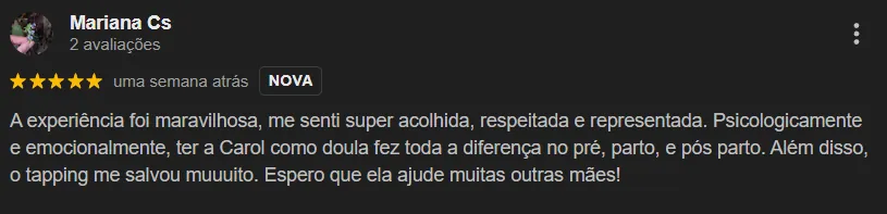 Depoimento 10 Caroline Bauce