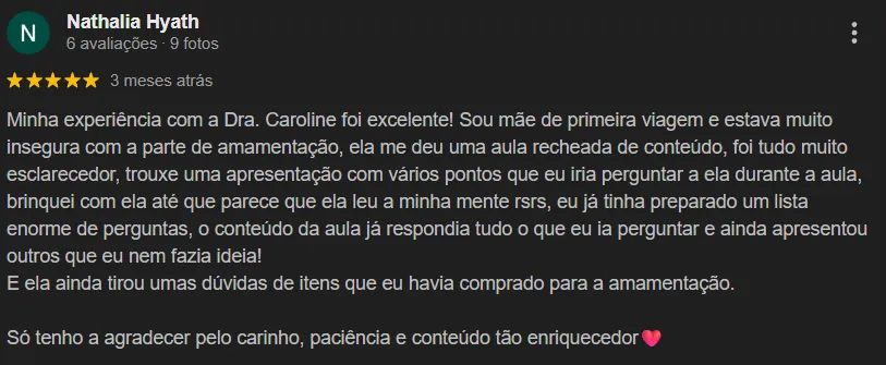 Depoimento 6 Caroline Bauce